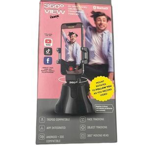 360 Rotation Smart Phone Personal Stabilizer, Face Tracking Tripod, IOS/Android